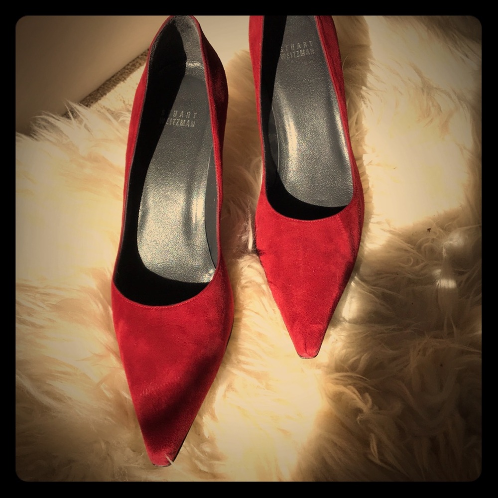 Stuart Weitzman suede pumps